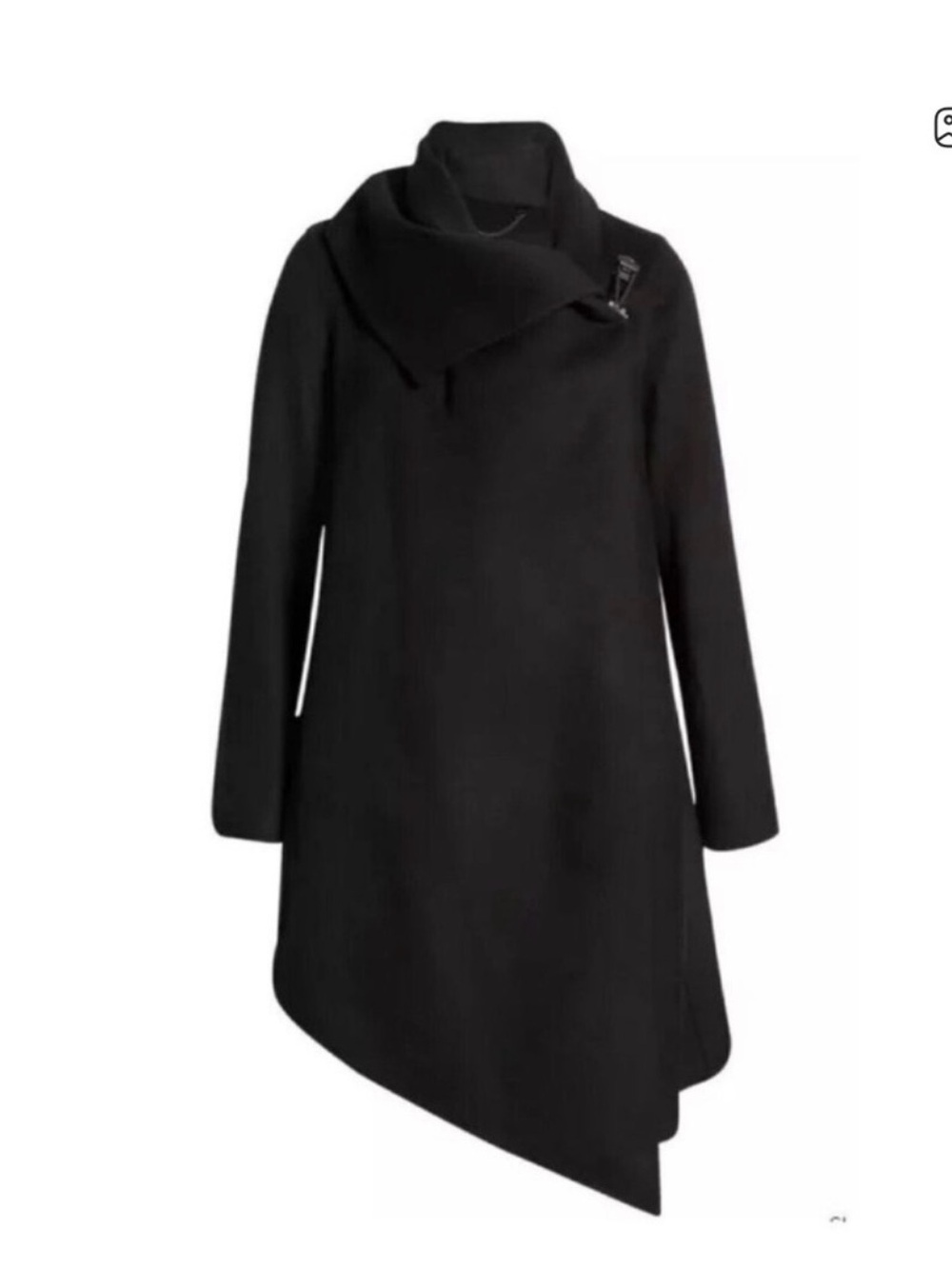 ALLSAINTS Monument Eve Wool Blend Coat